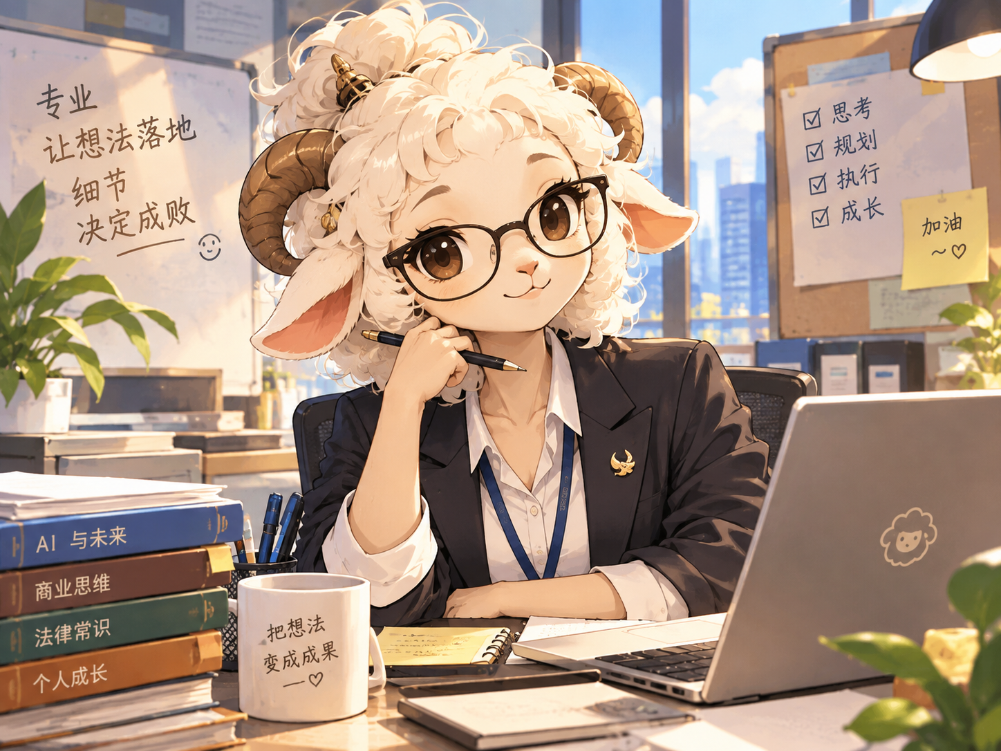 朱咩咩工位